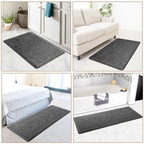 Kitchen Mat Cushioned Anti-Fatigue Comfort Standing Mat Rug for Home,Office Black 1'5" x 2'4" (Rectangular)