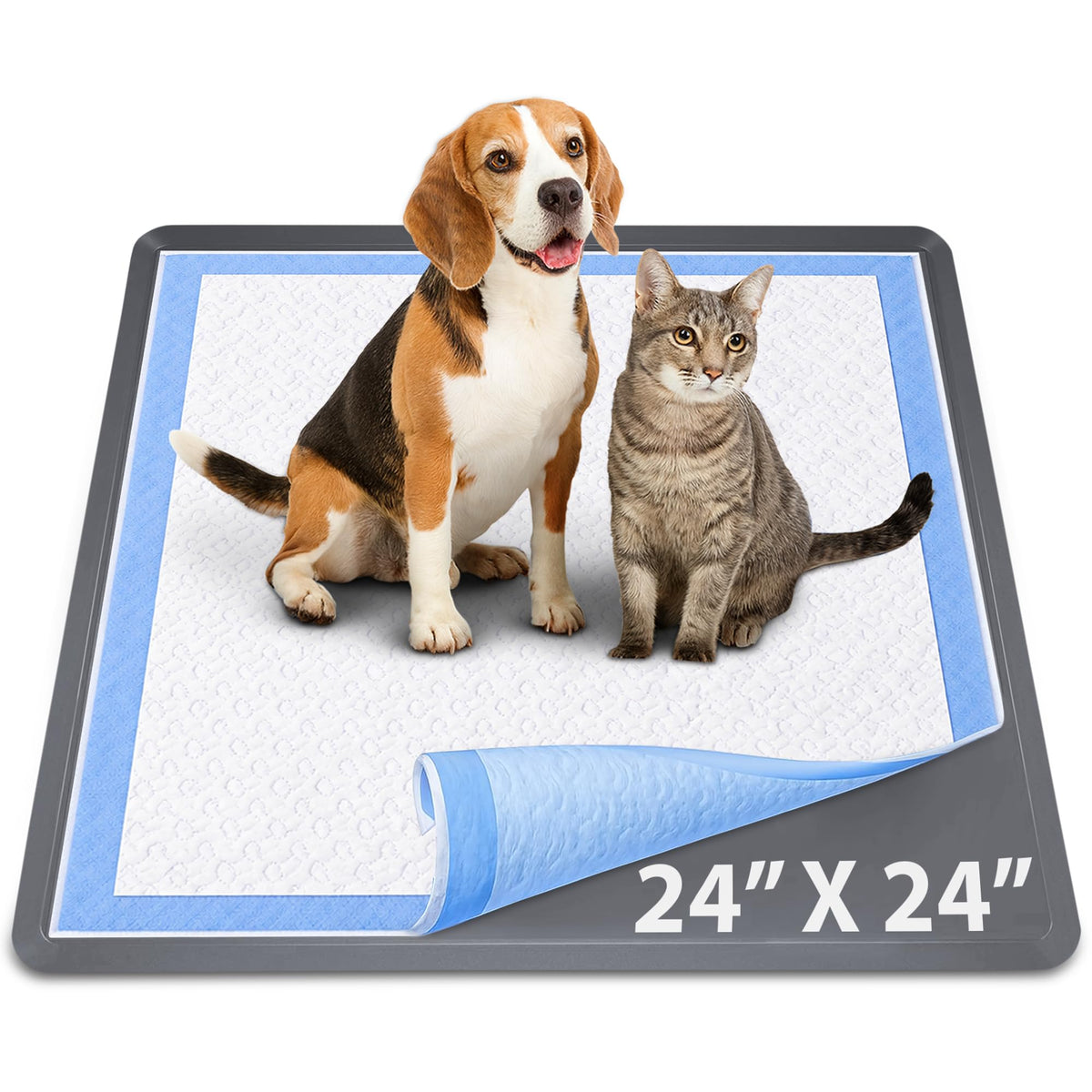 Dog Pee Pad Holder for Floor Protection and Training