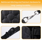 Large Dog Car Seat Half Back Seat Extender with Hard Bottom Black Large