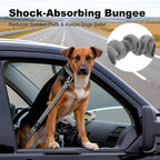Dog Seat Belt for Car, Car Harness with Locking Aluminum Hook Purple