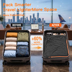 Travel Vacuum Bags With Pump, 2 Pack 22L Compression Kit For Clothes