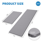 Kitchen Mats for Floor, [2PCS] Anti-Fatigue Kitchen Rugs, Black 2pc: 17" x 29" + 17" x 47"