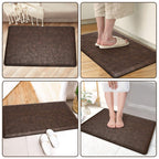 Kitchen Mat Cushioned Anti-Fatigue Comfort Standing Mat Rug for Home,Office Black 1'5" x 2'4" (Rectangular)