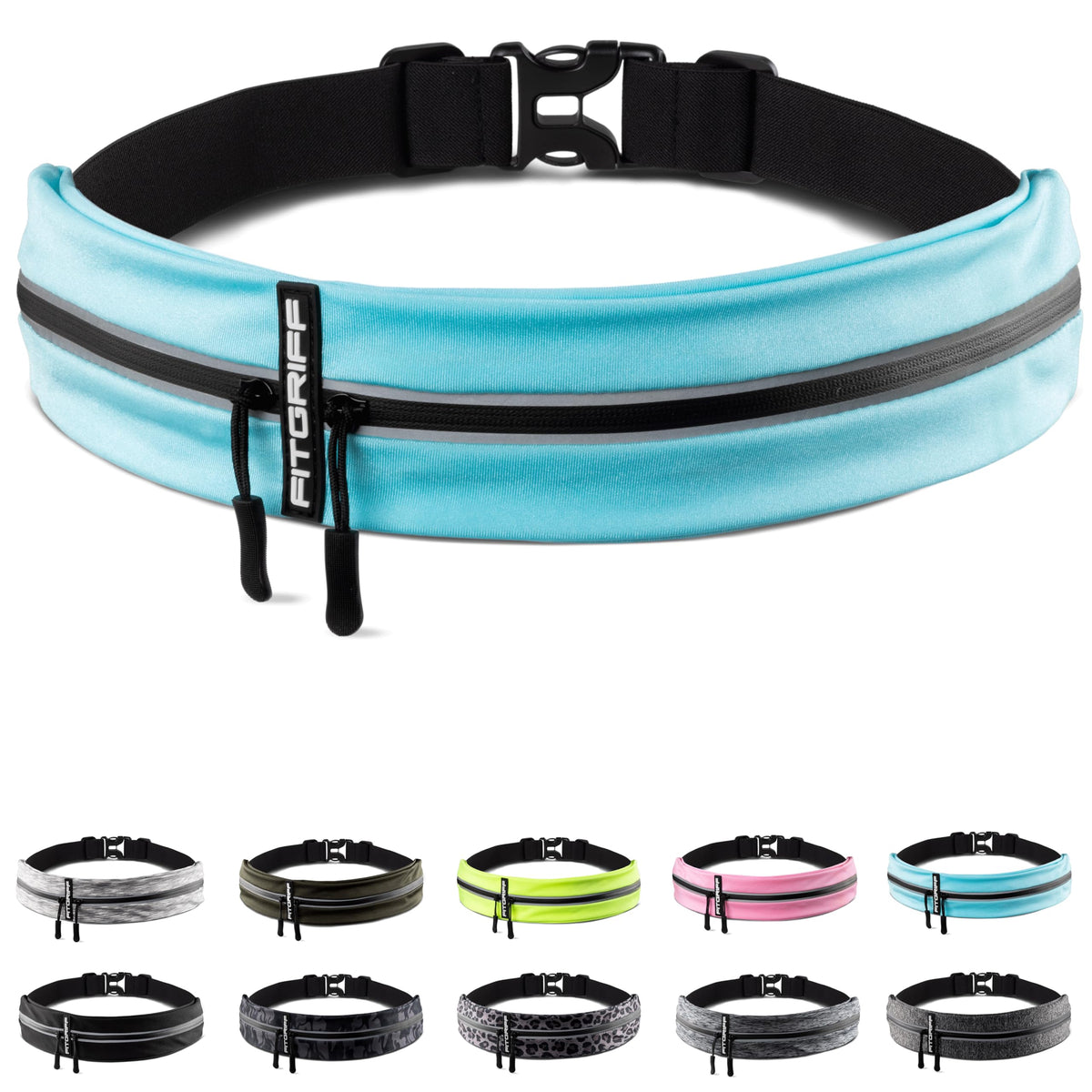 Fitgriff® Running Belt for Men & Women - Secure Jogging Pouch Phone,...