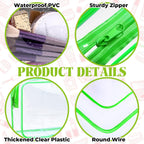 4 Pieces Clear Cosmetic Bags Bulk TSA Approved Toiletry Bag for Travel PVC Waterproof Clear Makeup Pouch with Zipper for Men and Women Carry-on Travel Essentials 4pcs SML Black