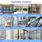 TAROSE Weather Stripping Door Seal, 33 Feet Long Transparent (Width 25mm) Lucent 25 mm, 33ft
