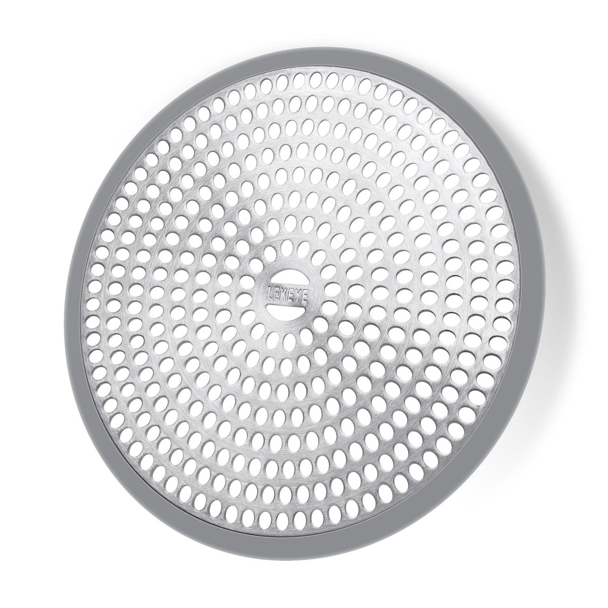 LEKEYE Shower Hair Catcher Drain Protector Strainer-Steel & Silicone 2 Pack