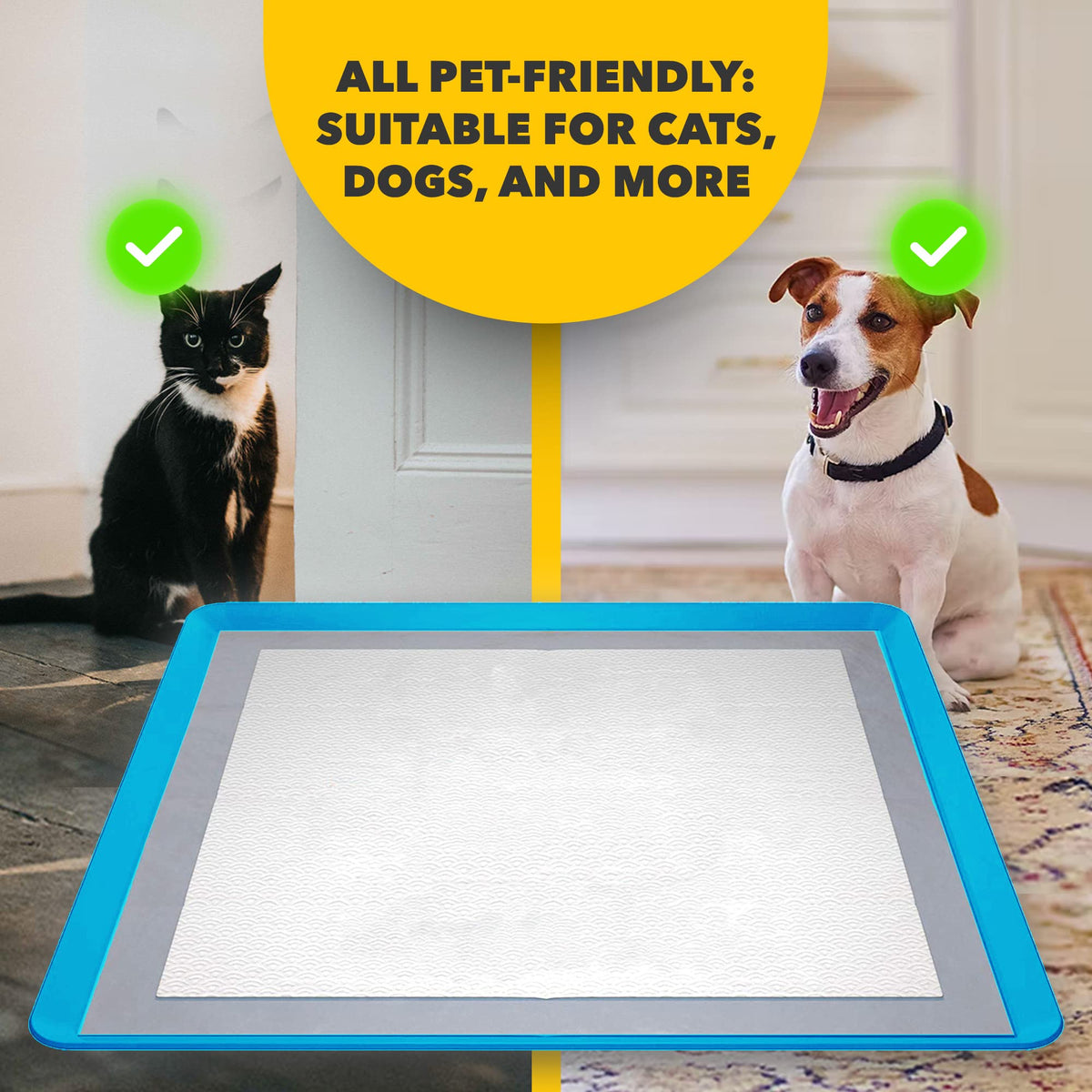 Dog Pee Pad Holder for Floor Protection and Training