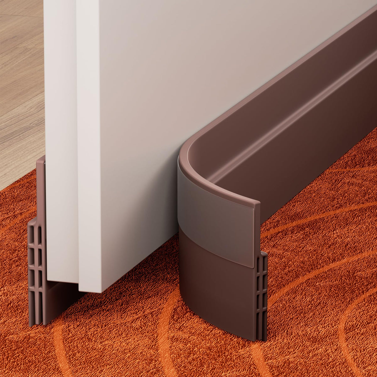 Grotheory 2 Pack Door Draft Stopper, Sweep, Weather Stripping Seal