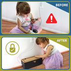 Power Strip Cover Box and Cable Management Organizer for Child Safety