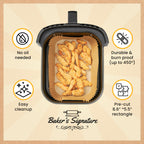 500Pcs Air Fryer Liners Disposable 8" Square 500