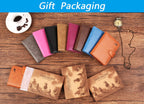 Passport Holder Cover Wallet RFID Blocking, Travel Essentials Pink Passport Covers