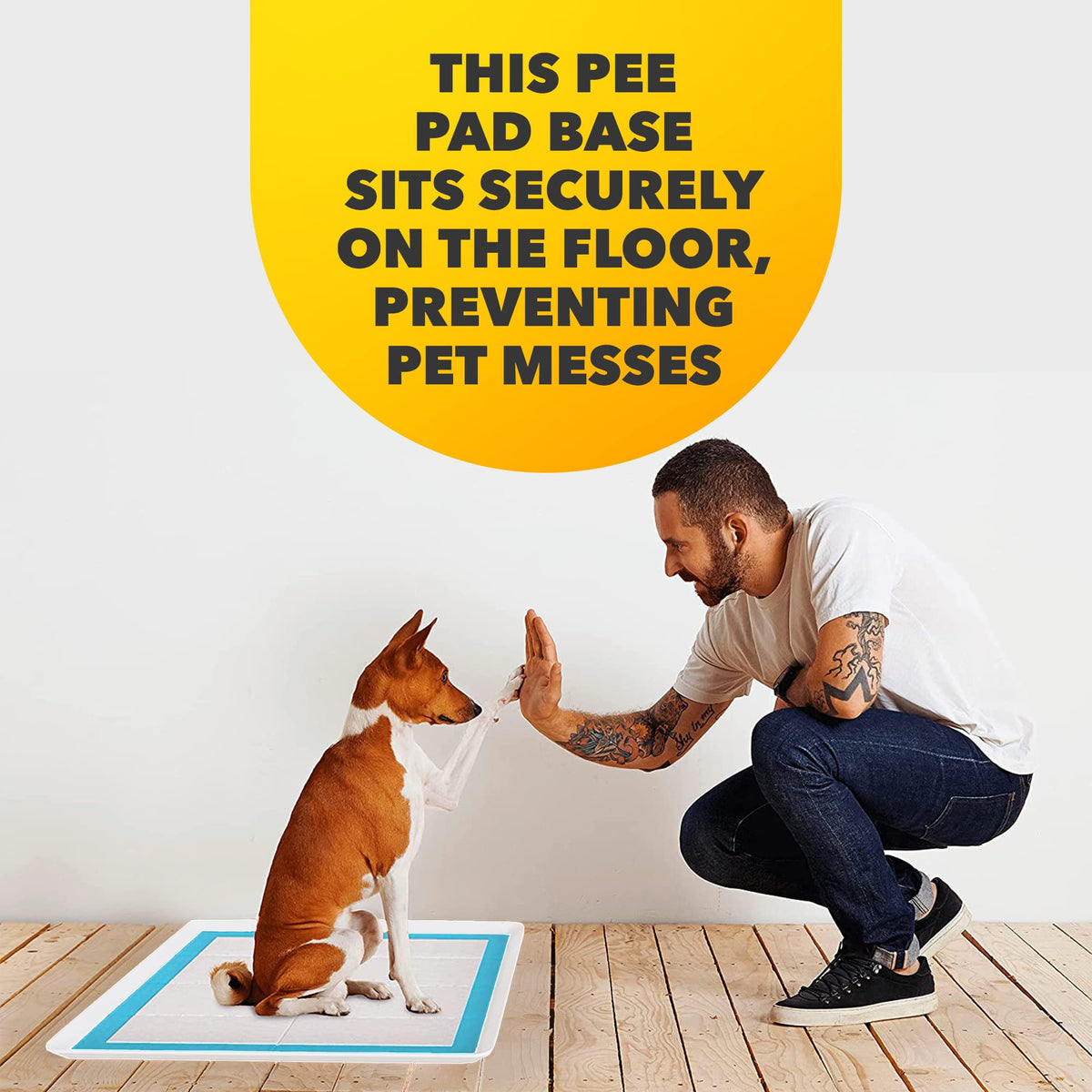Dog Pee Pad Holder for Floor Protection and Training