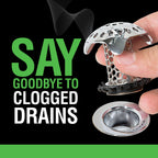 SinkShroom Ultra Revolutionary Bathroom Sink Drain Protector, Stainless Steel Single