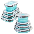 8 Collapsible Food Storage Containers, Silicone Collapsible Food Storage Containers, Collapsible Food Storage Silicone, Rv Collapsible Bowls, Collapsible Storage Containers for Food Camping