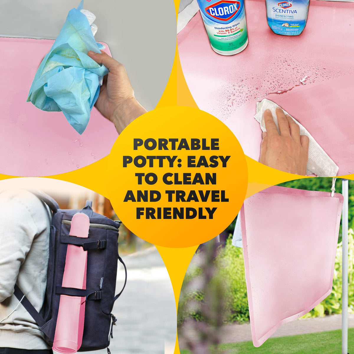 Dog Pee Pad Holder for Floor Protection and Training