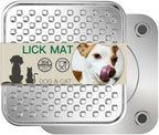 Lick Mat for Dogs & Cats, Double-Wall Stainless Steel, Large-1Pack