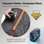 Travel Vacuum Bags With Pump, 2 Pack 22L Compression Kit For Clothes