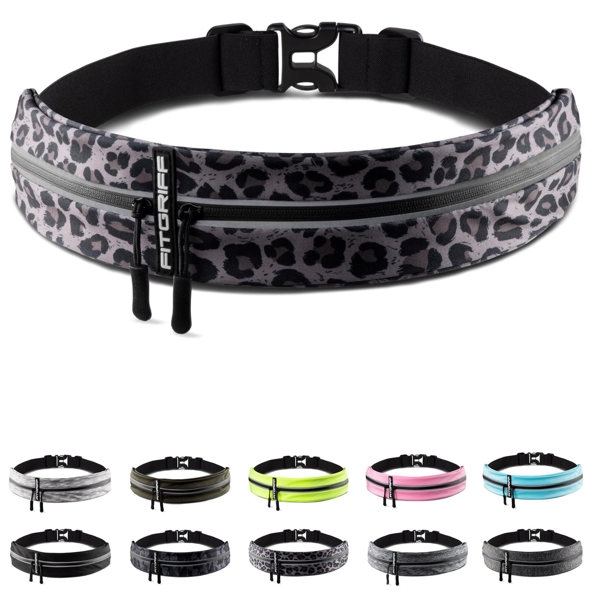 Fitgriff® Running Belt for Men & Women - Secure Jogging Pouch Phone,...