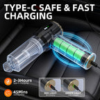 Handheld Vacuum Cleaner Cordless, 23000Pa Powerful Car Mini Vacuum Cleaner, Rechargeable Portable Lightweight dust Catcher for Home Car Carpet Stairs Pet Hair Deep Cleaning（Black-Gold）. Black-gold
