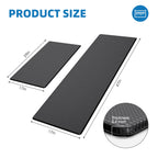Kitchen Mats for Floor, [2PCS] Anti-Fatigue Kitchen Rugs, Black 2pc: 17" x 29" + 17" x 47"
