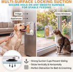 Stainless Steel Lick Mat for Dogs & Cats, Large Non-Slip Slow Feeder Pad with Suction Cups, Chew-Proof Dog Licking Mat for Anxiety Relief, Bathing & Grooming Time 1 Pack