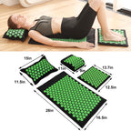 Acupressure Mat and Pillow Set with Carry Bag
