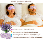 Acupressure Mat & Pillow Set + Lavender Self Heating Steam Eye Mask for Stress Relief, Pain Relief, Better Sleep & Deep Relaxation