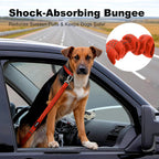 Dog Seat Belt for Car, Car Harness with Locking Aluminum Hook Gray