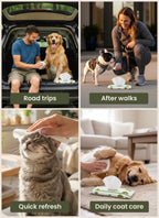 Pogi's Dog Grooming Wipes for Paws & Butt, Fragrance Free, 100 Wipes 100-Count Wipes Unscented