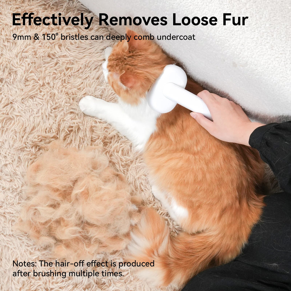 Aumuca Cat Brush for Shedding, Brushes Indoor Cats, for...
