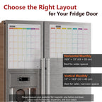 Magnetic Dry Erase Refrigerator Calendar