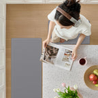 Kitchen Mats for Floor, [2PCS] Anti-Fatigue Kitchen Rugs, Black 2pc: 17" x 29" + 17" x 47"