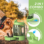 Large Portable Dog Water Bottle with Pull-Out Drinking Bowl