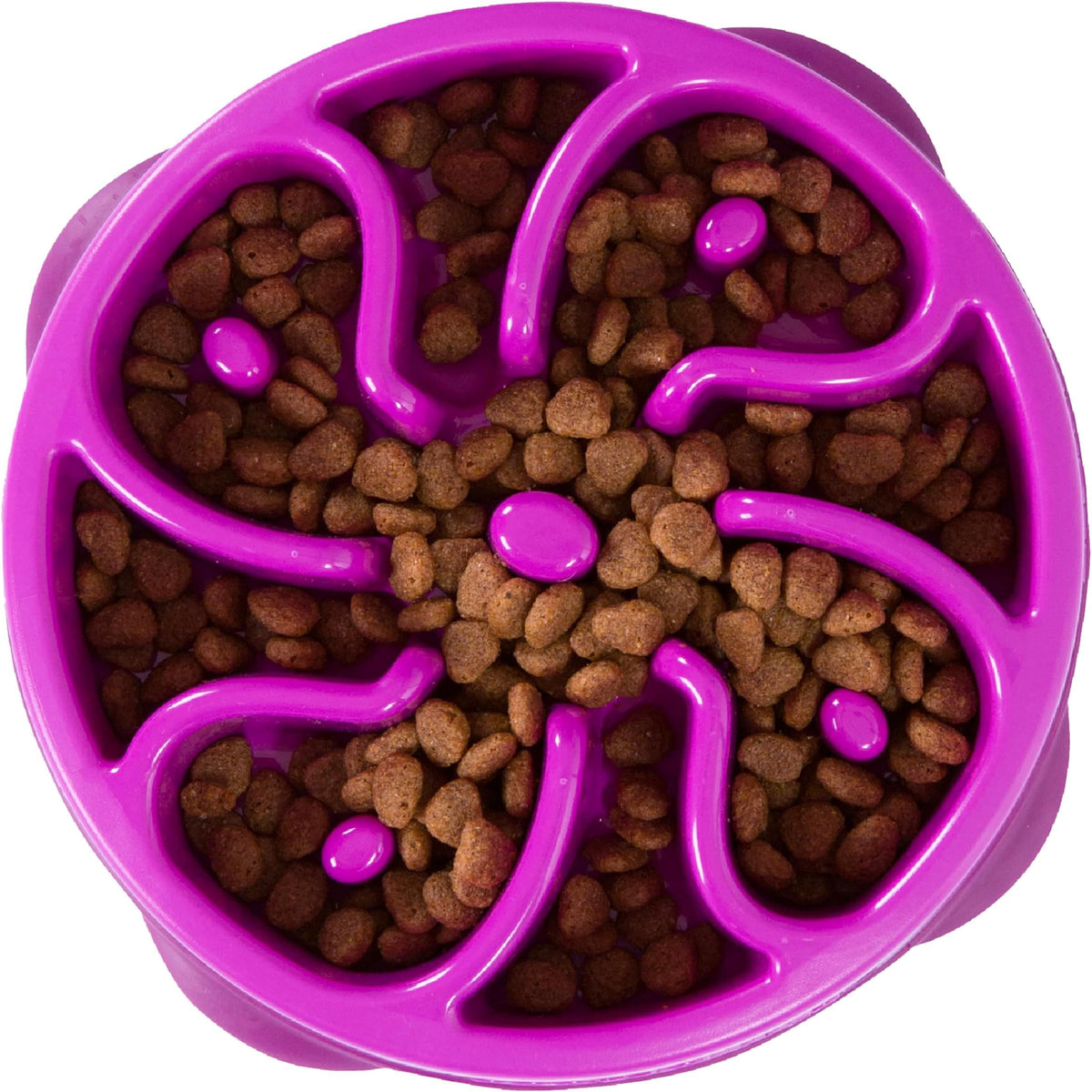 Outward Hound Fun Feeder Slo Bowl – Large 4‑Cup Capacity, Slow Feeding,...