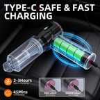 Handheld Vacuum Cleaner Cordless, 23000Pa Powerful Car Mini Vacuum Cleaner, Rechargeable Portable Lightweight dust Catcher for Home Car Carpet Stairs Pet Hair Deep Cleaning（Black-Gold）. Black-gold