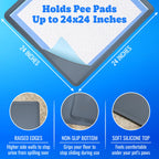 Dog Pee Pad Holder for Floor Protection and Training