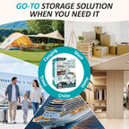 12 Jumbo Vacuum Storage Bags for Blankets & Bedding, Space Saver Bags 12 Jumbo