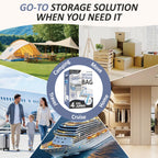 12 Jumbo Vacuum Storage Bags for Blankets & Bedding, Space Saver Bags 12 Jumbo