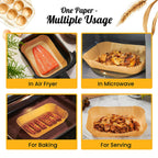500Pcs Air Fryer Liners Disposable 8" Square 500