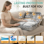 12 Jumbo Vacuum Storage Bags for Blankets & Bedding, Space Saver Bags 12 Jumbo