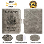 Passport Holder Cover Wallet RFID Blocking, Travel Essentials Pink Passport Covers