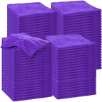 Nuenen Car Microfiber Clean Cloths, Purple, 16 x 16 Inch, 60 Pcs 16 x 16 inches